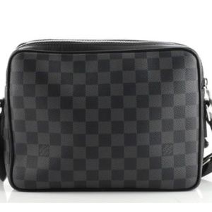 Louis Vuitton Damier Graphite Trocadero Messenger PM Shoulder Bag Free  Shipping